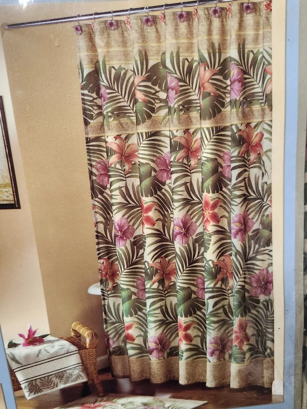 Jubilee 100% Polyester Shower Curtain 70